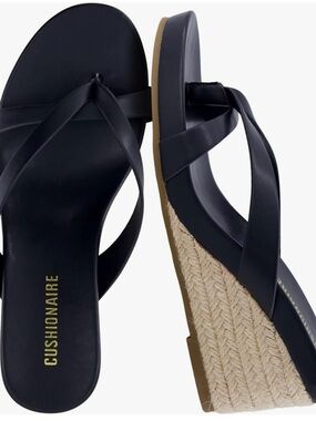 Women's Black Leather Sandals